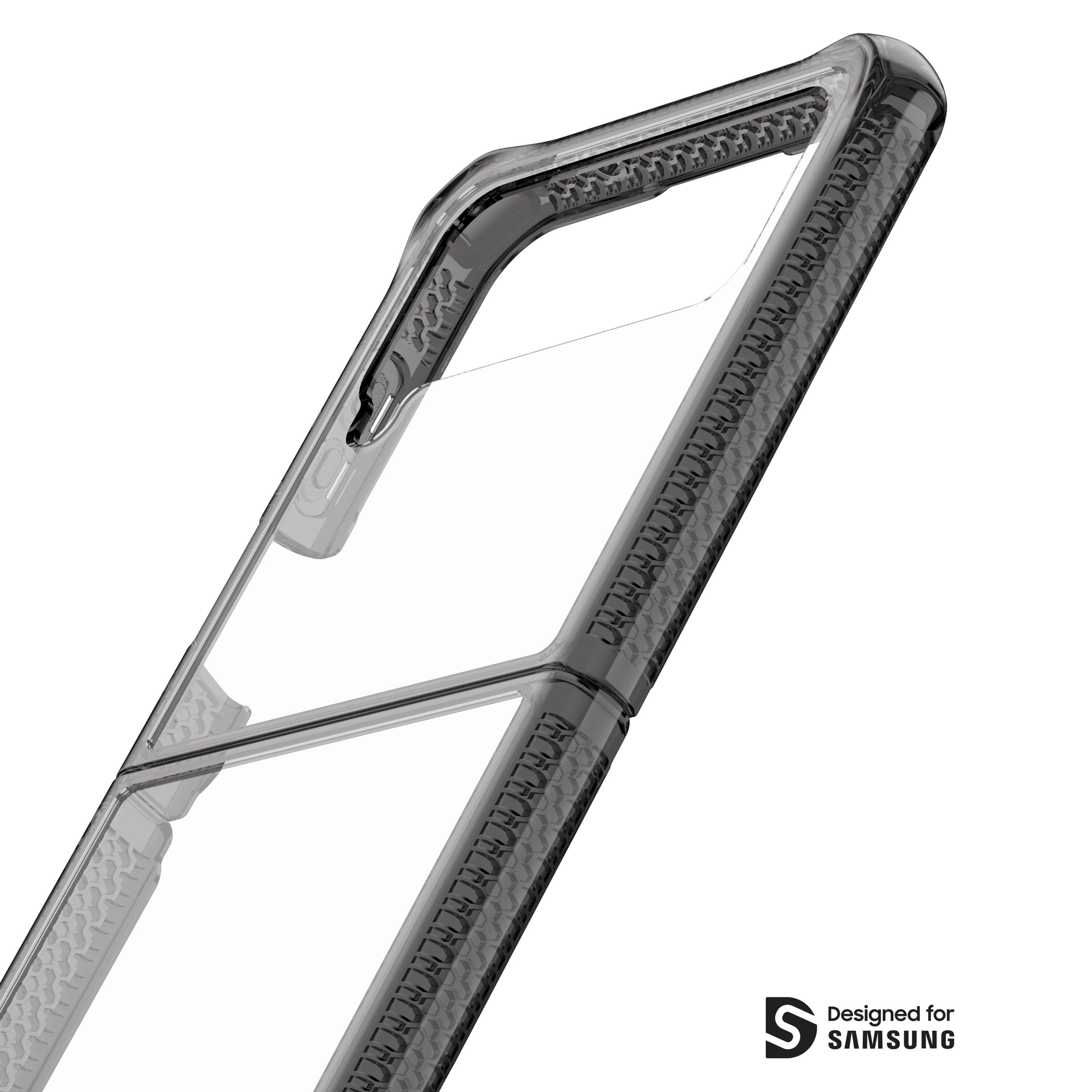 Alt View 2. Itskins - ITSKINS - Hybrid_R Case for Samsung Galaxy Z Flip4 - Black and Transparent.