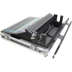 Front. ProX - ProX XS-AHSQ5DHW ATA-300 Style Flight Case with Doghouse and Wheels for Allen & Heath SQ5 Console Mixer.