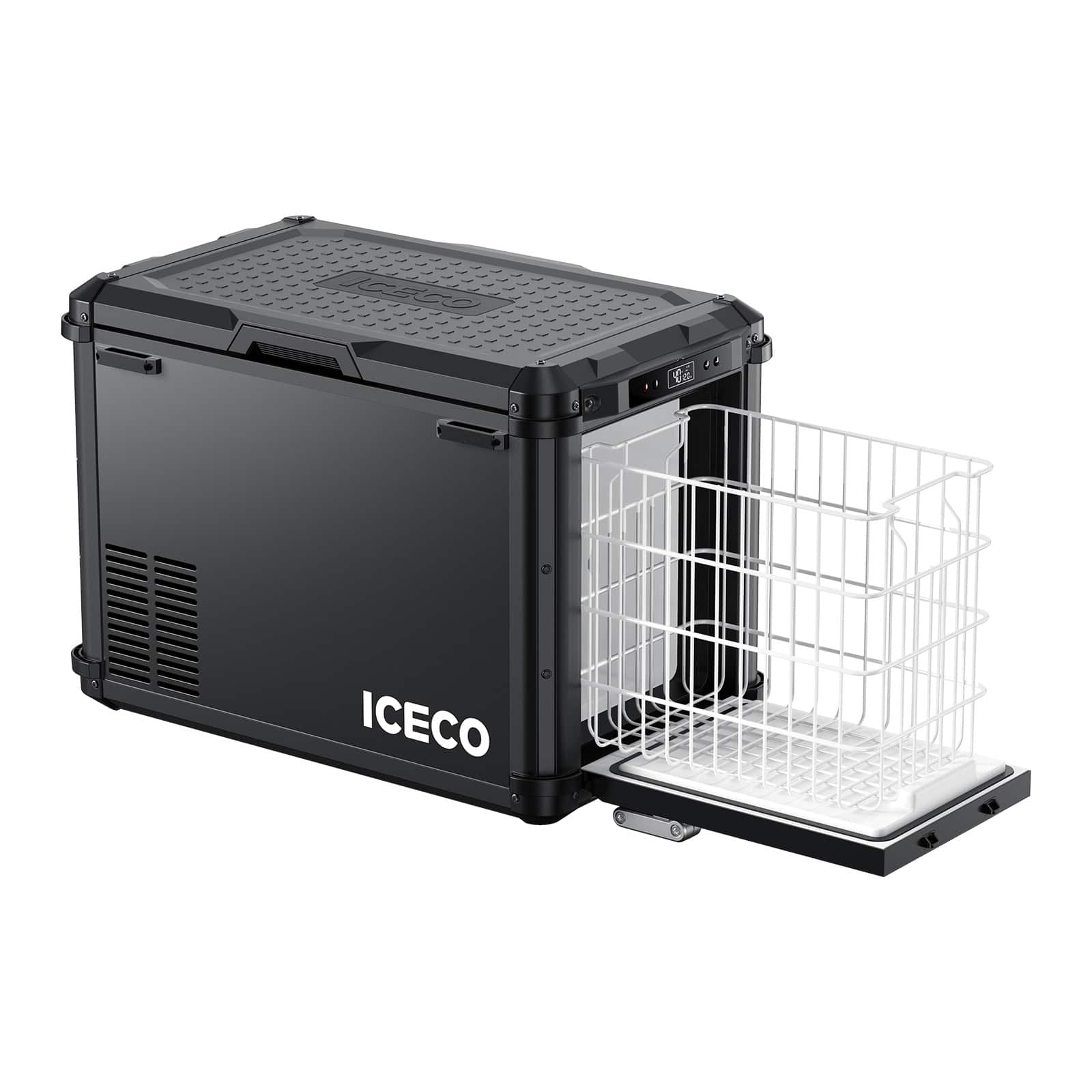 ICECO - VL45Plus 3-Way Access Single Zone 44QT Portable Freezer - Black