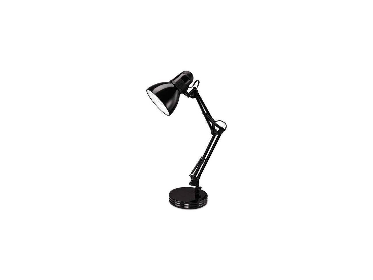 Alt View 3. Alera - Architect Desk Lamp, Adjustable Arm, 22"H, Black.
