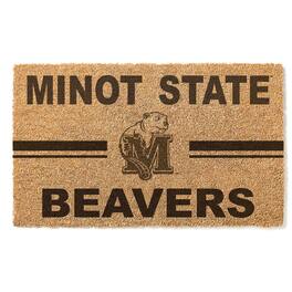 Jardine - Minot State Beavers 18" x 30" Team Logo Doormat - Brown