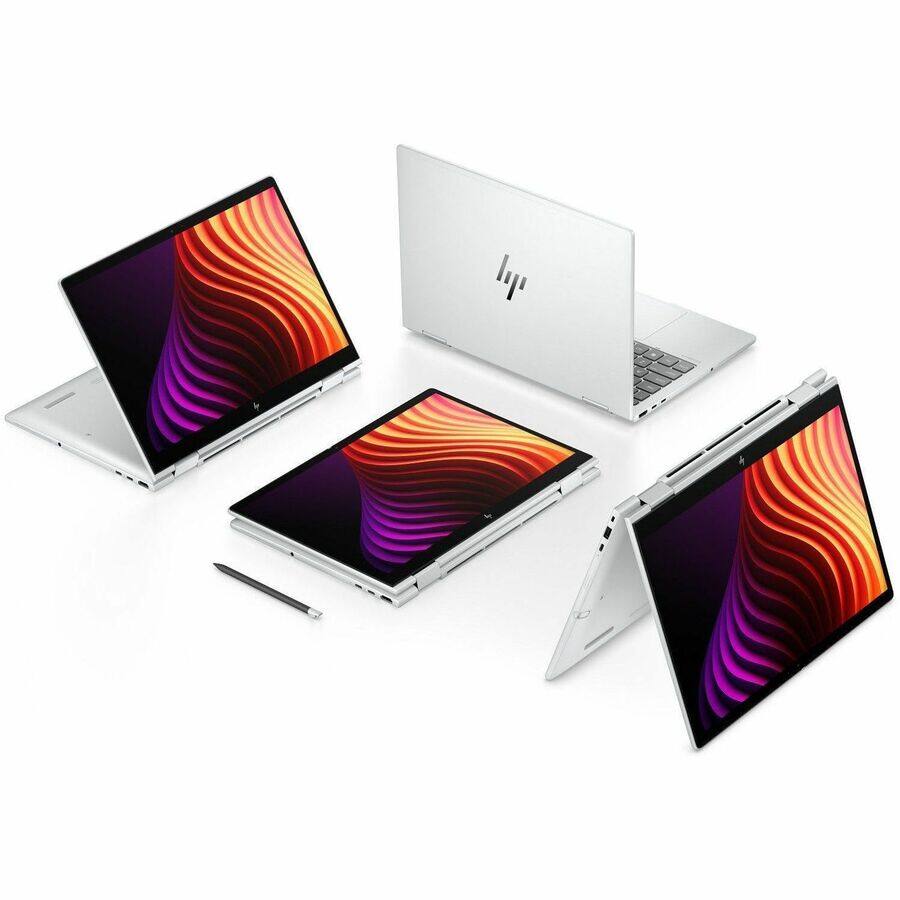 Alt View 6. HP - HP EliteBook 8 Flip G2i 13.3" Convertible Copilot+ PC 2 in 1 Notebook - WUXGA - Intel Core Ultra 5 Series 3 325 - 32 GB - Glacier Silver.