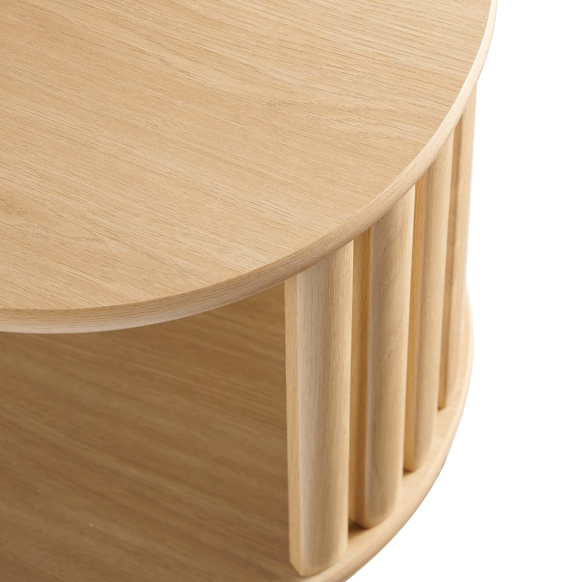 Alt View 5. Modway - Fortitude Side Table by Modway - Oak.