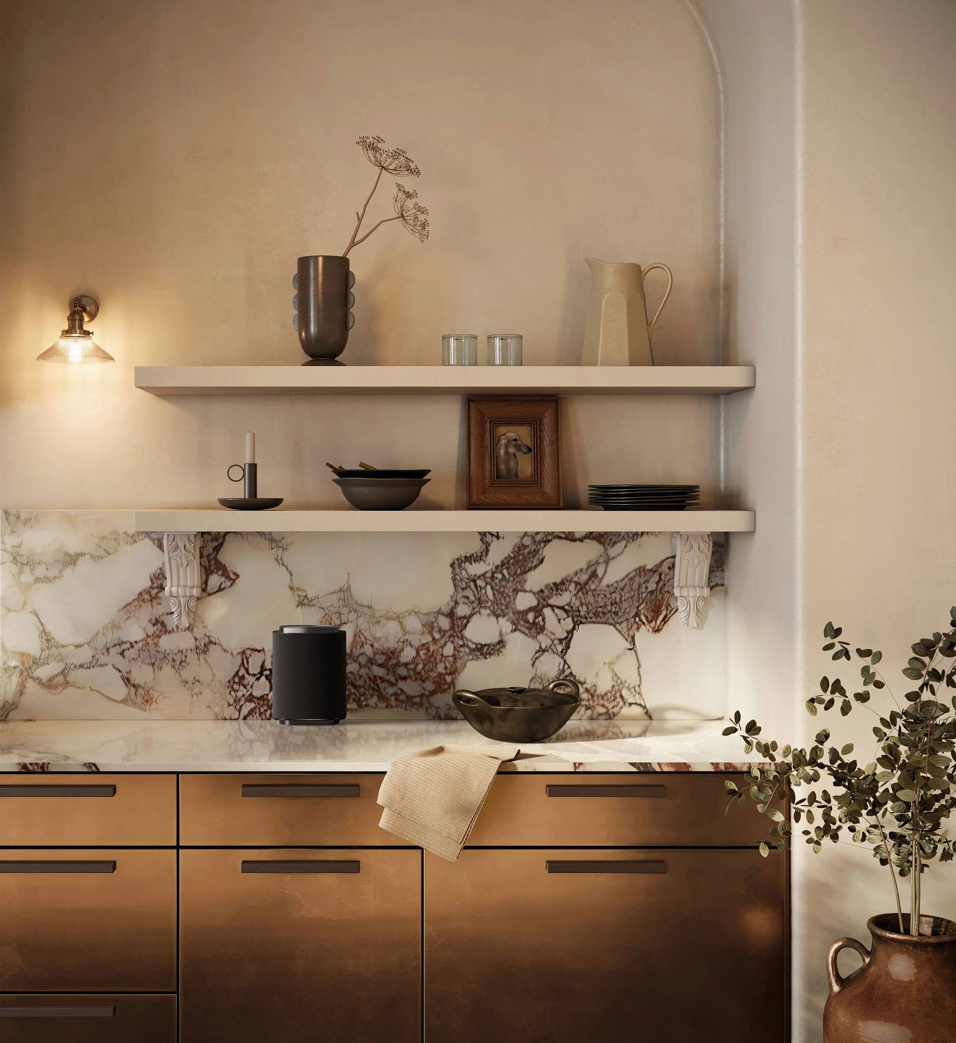 Alt View 10. LG - Sound Suite M5 Wireless Spatial Speaker with Wi-Fi and Apple Airplay 2 - Black.