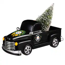 Evergreen Enterprises - Pittsburgh Steelers 9" Holiday Rally Truck LED Statue - Multicolor