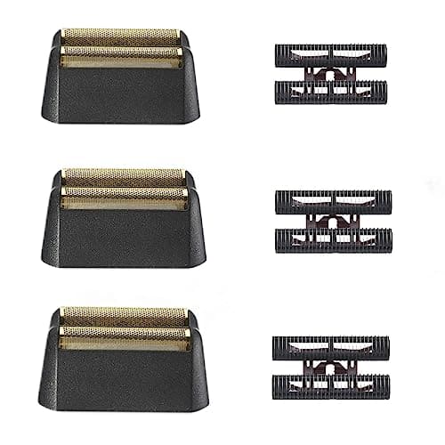 DORLUKFU - 3 Pack Professional Shaver Shaper Replacement Super Close Gold Foil and Cutter Bar Assembly, Super Close Shaving for