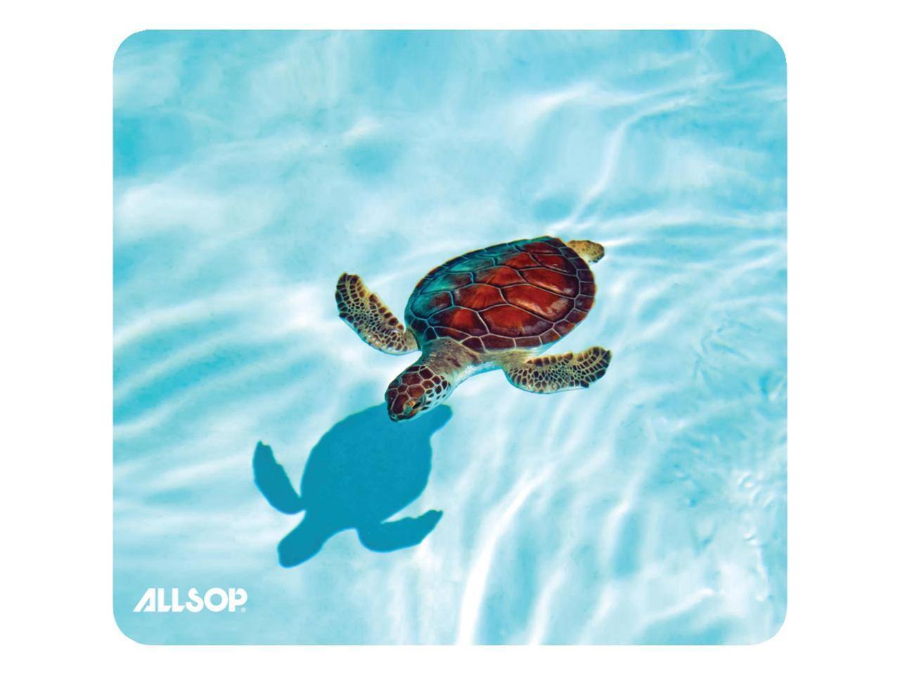 Alt View 3. Allsop - Allsop Naturesmart Mouse Pad Turtle Design 8 1/2 x 8 x 1/10 31425 - Multicolor.