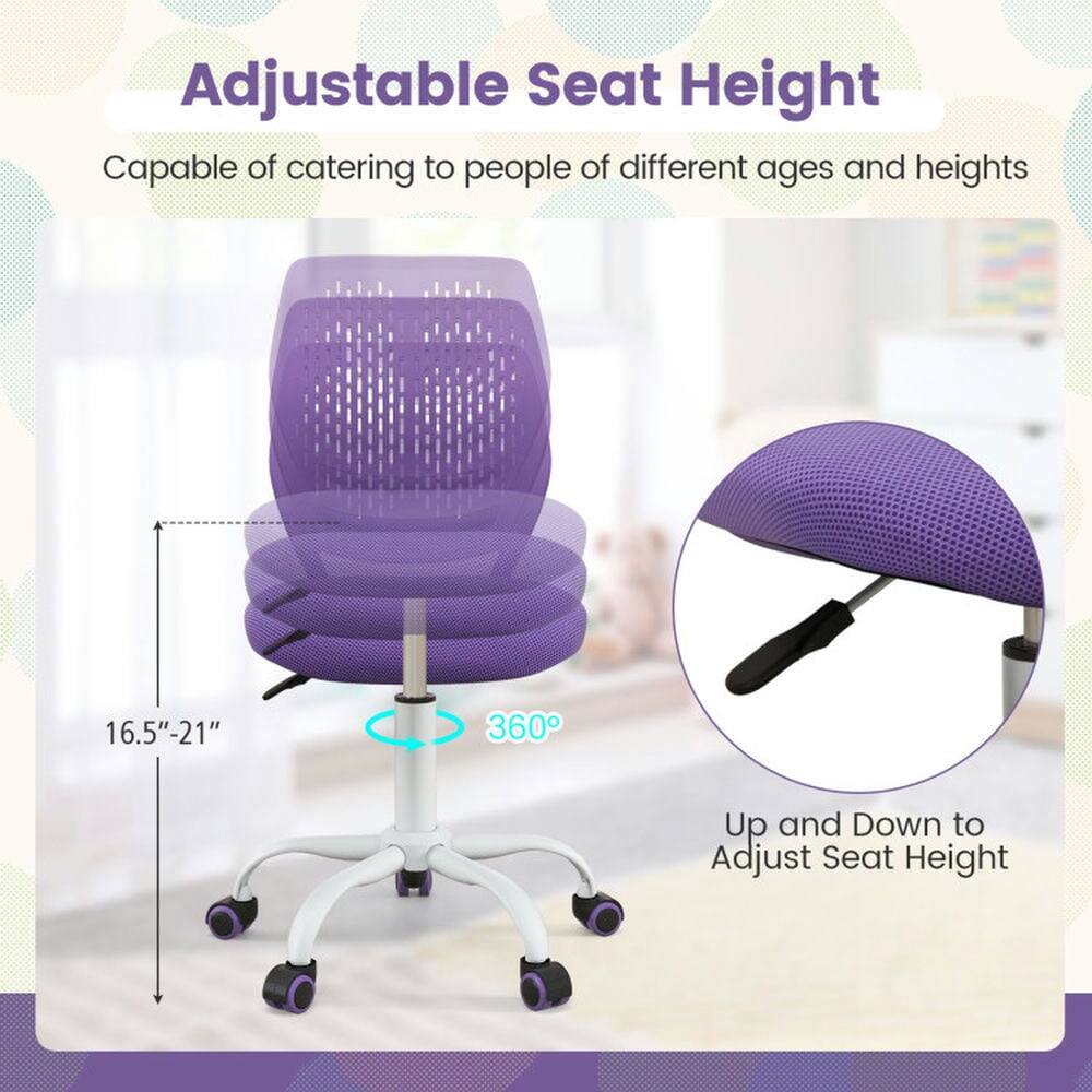 Adjustable Seat Height

Capable of catering to people of different ages and heights

16.5"-21"

360°

Up and Down to Adjust Seat Height