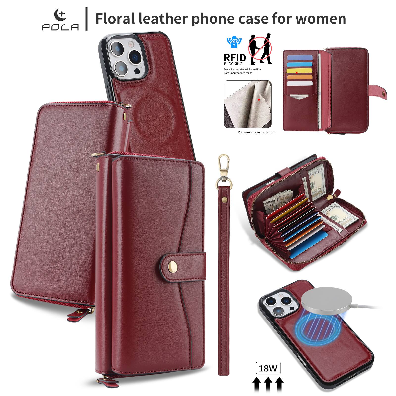 Floral leather phone case for women

RFID BLOCKING
Protect your private information from unauthorized access

Roll over image to zoom in

18W
