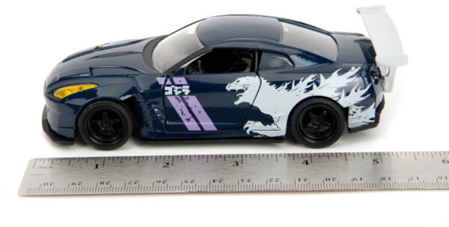 Alt View 2. Jada Toys - Jada Toys - 1:32 Godzilla - Hollywood Rides - Nissan GT-R Ben Sopra  - COLLECTABLES - Multicolor.