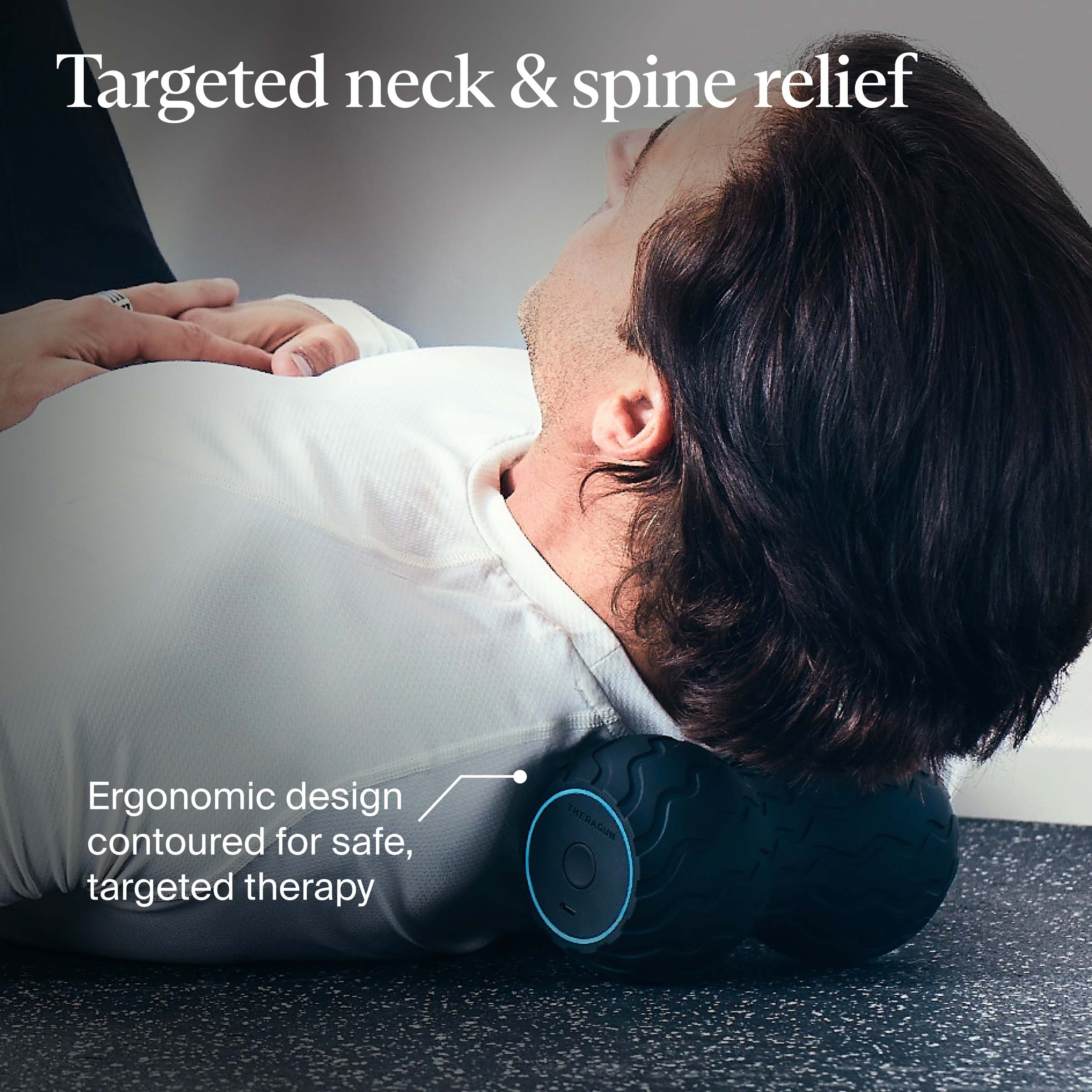 Alt View 11. Therabody - Therabody - WaveDuo - Vibrating Roller Contoured For The Back, Neck & Spine - Black - Black.