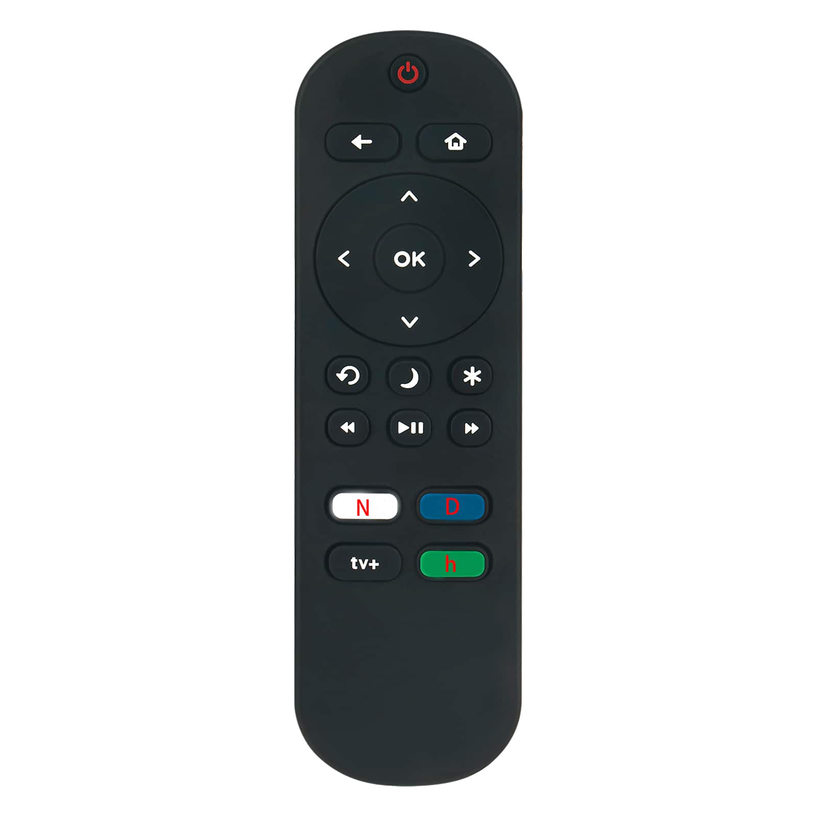WINFLIKE - New 3226001023 Replaced Remote Control Fit for Philips Roku TV HD LED HD LED Smart TV - Black