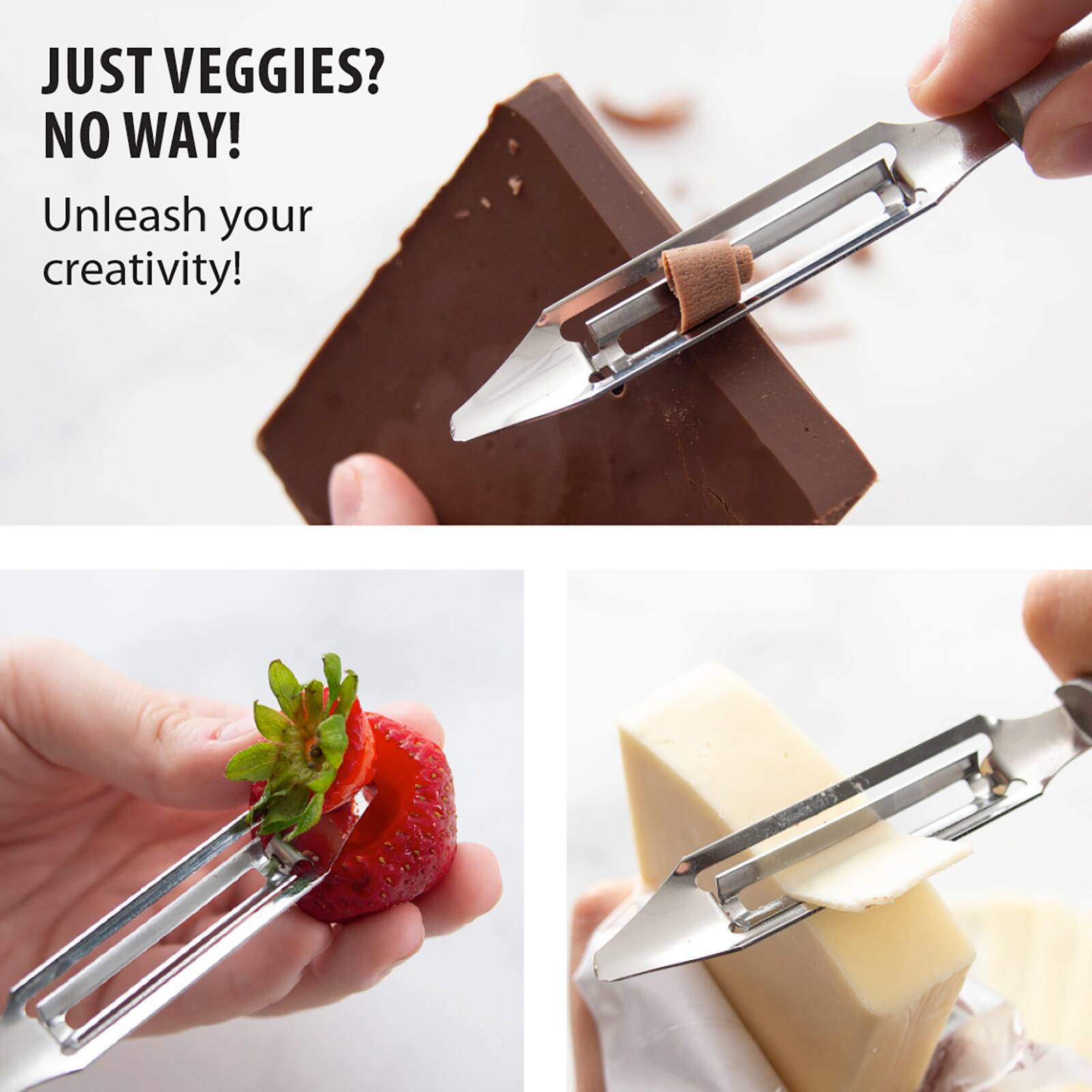JUST VEGGIES? NO WAY!  
Unleash your creativity!