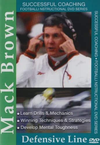 Successful Football Coaching: Mack Brown - Defensive Line    - DVD