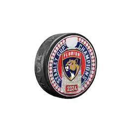 Mustang Drinkware - Florida Panthers 2024 Stanley Cup Champions Trimflexx Puck - Multicolor