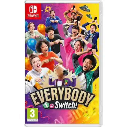 NINTENDO SWITCH
EVERYBODY 1 C Switch!
3 M
www.pegi.info - E10+ (Everyone 10+)