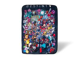 Surreal Entertainment - Destiny Chibi Characters Lightweight Fleece Throw Blanket | 45 x 60 Inches - Multi-Color