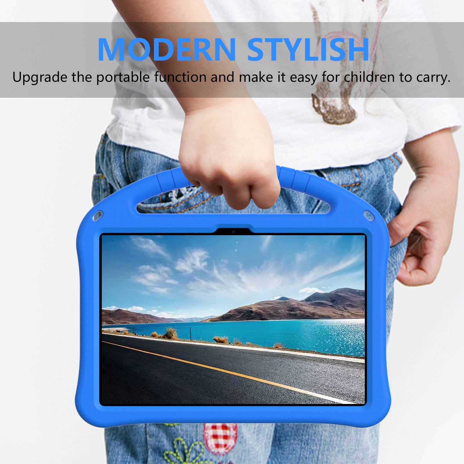 MODERN STYLISH  
Upgrade the portable function and make it easy for children to carry.