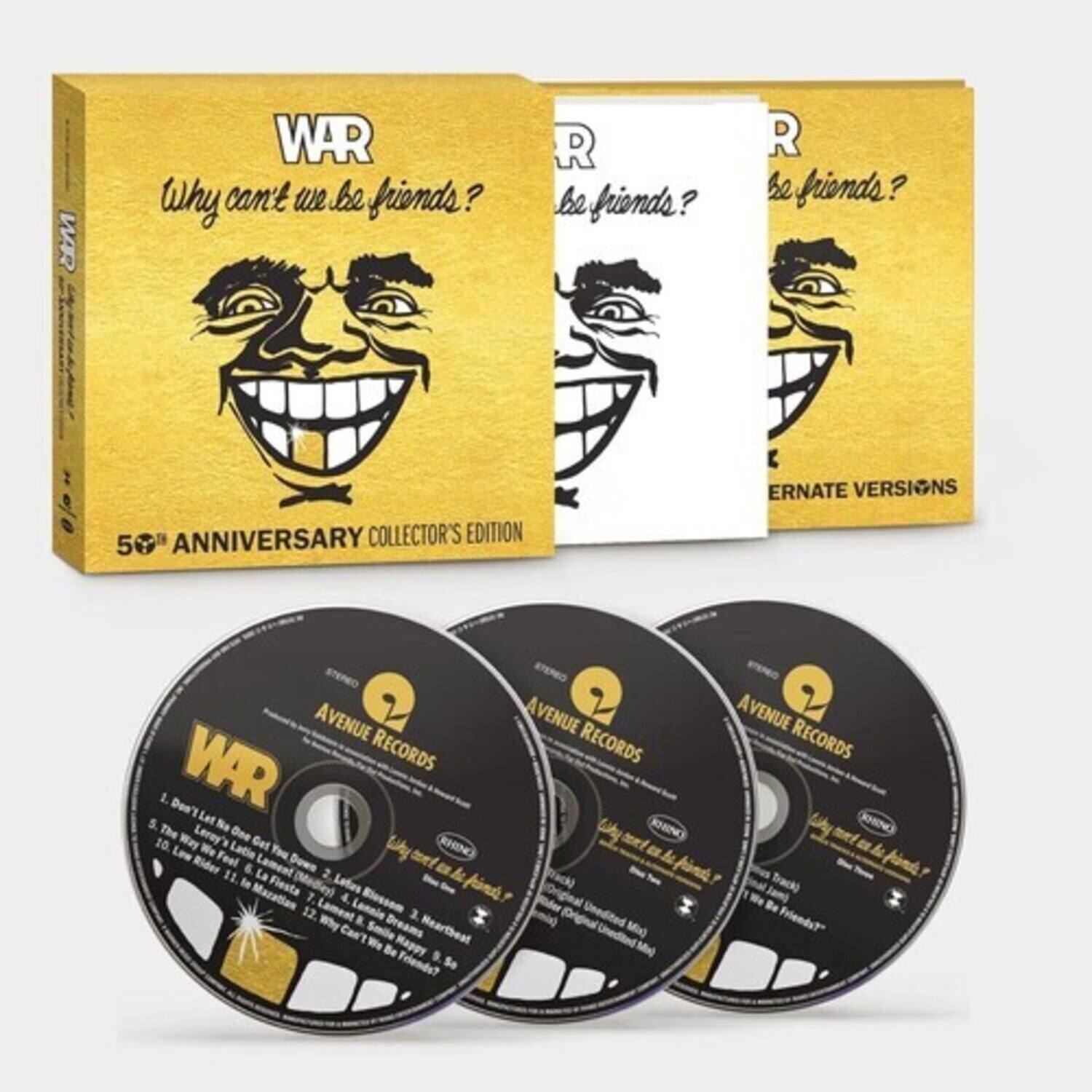 War - Why Can't We Be Friends? (50th Anniversary Collector's Edition)   - COMPACT DISCS [CD] price history on PriceWatchPro