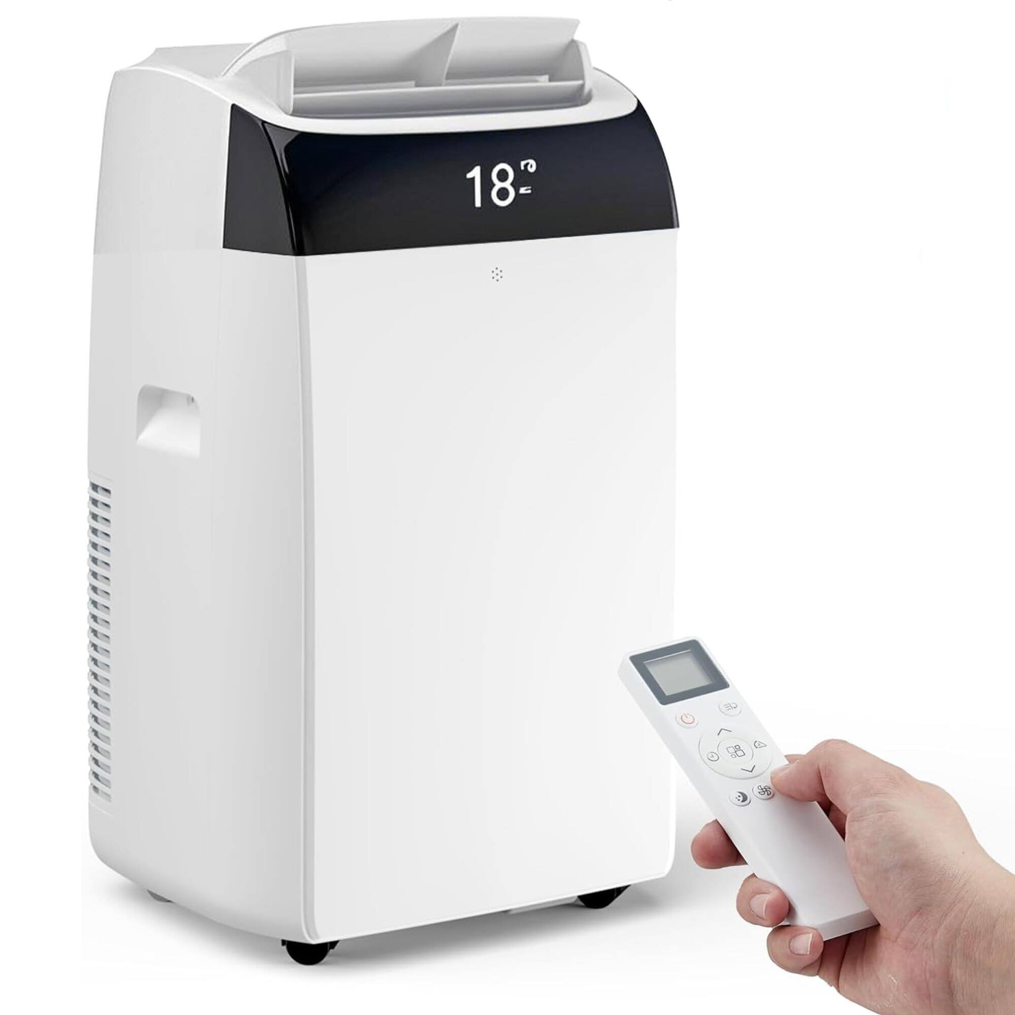 GARVEE - 12000BTU Portable Air Conditioners up to 550 Sq.Ft 24H Timer