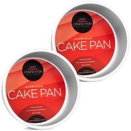 Last Confection - Round Aluminum Cake Pan Sets - Silver