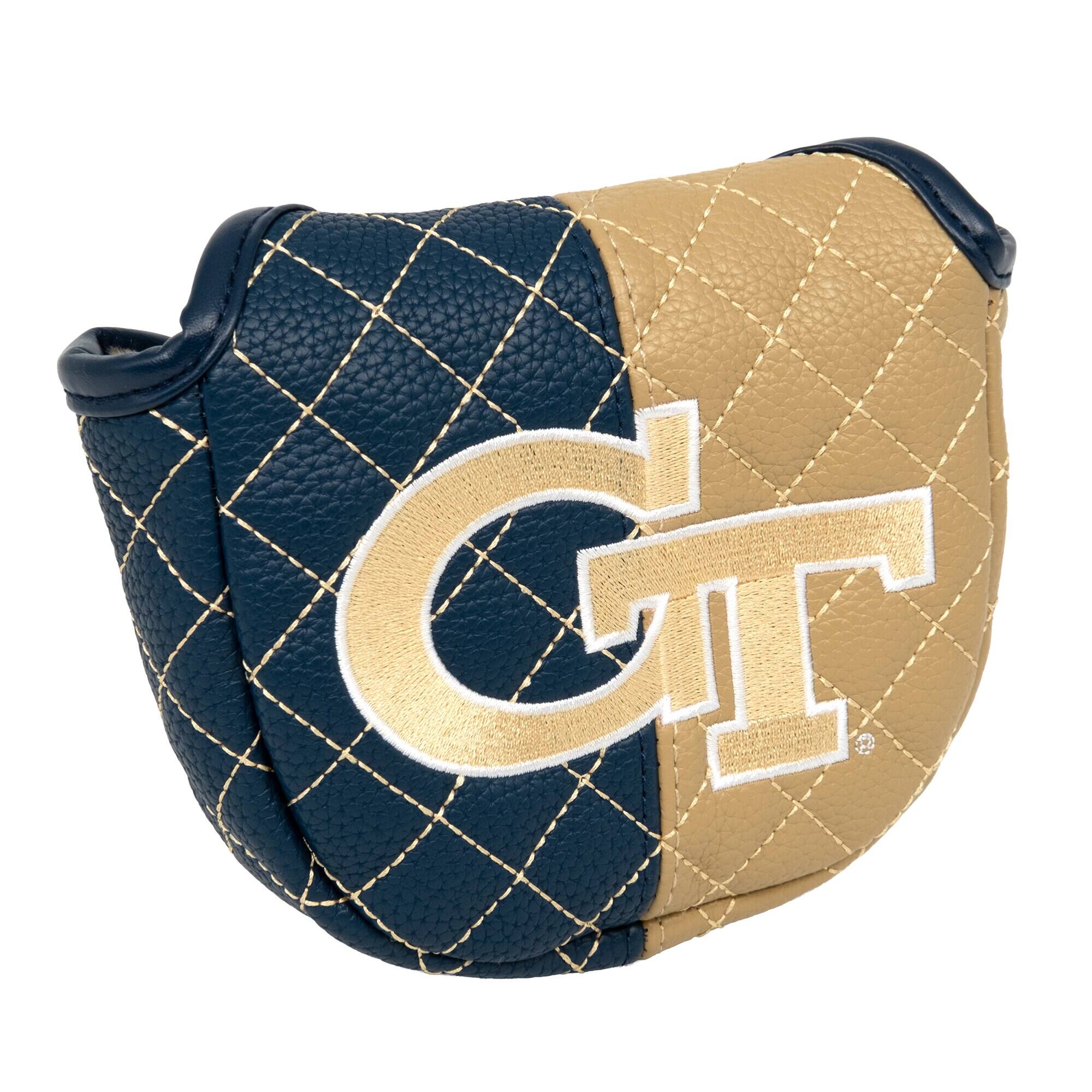 Alt View 2. Team Golf - Georgia Tech Yellow Jackets Quilted Mallet Putter Cover - Multicolor.