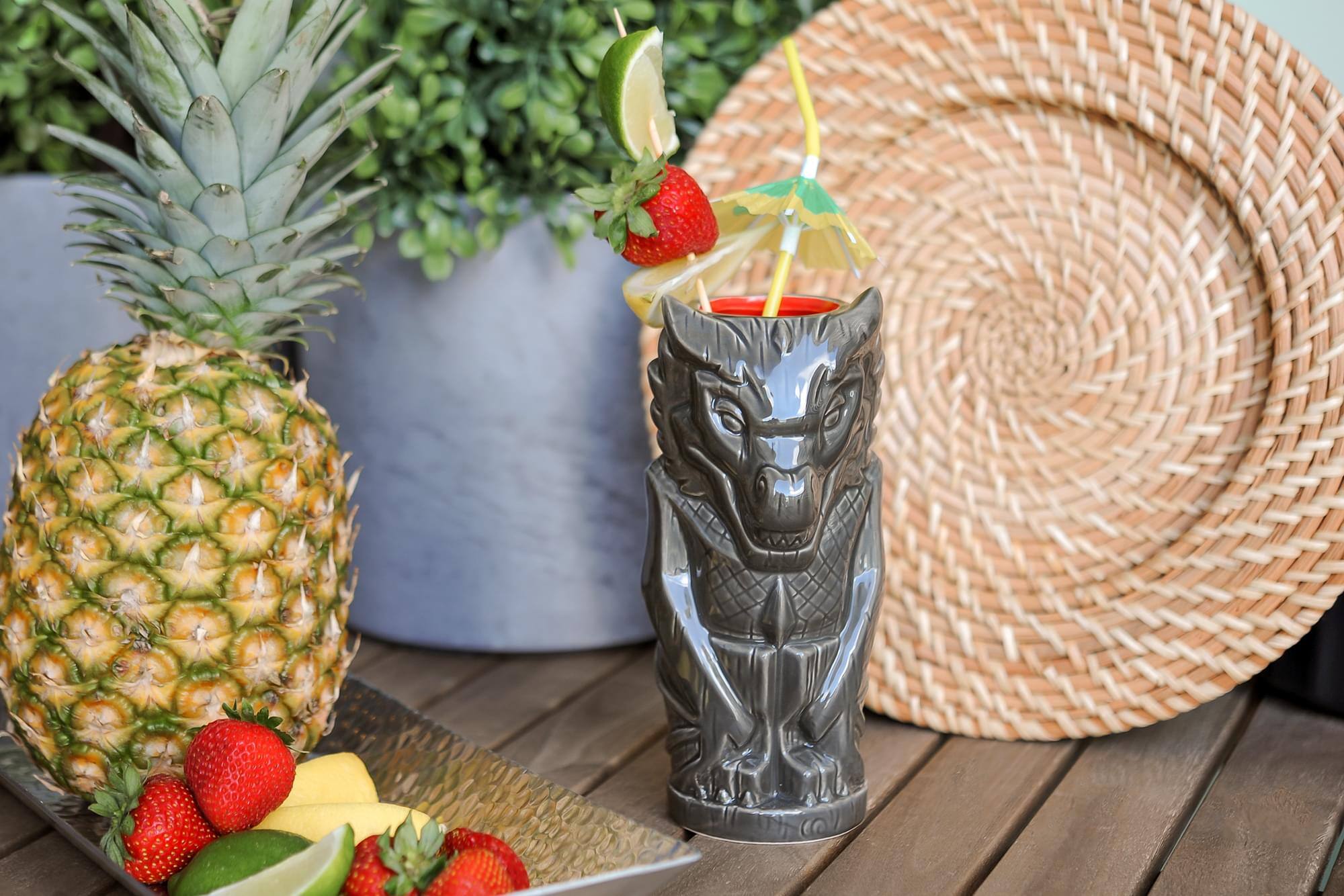 Alt View 3. Game of Thrones - Geeki Tikis Game of Thrones Drogon the Dragon Tiki Mug | Holds 20 Ounces - Black.
