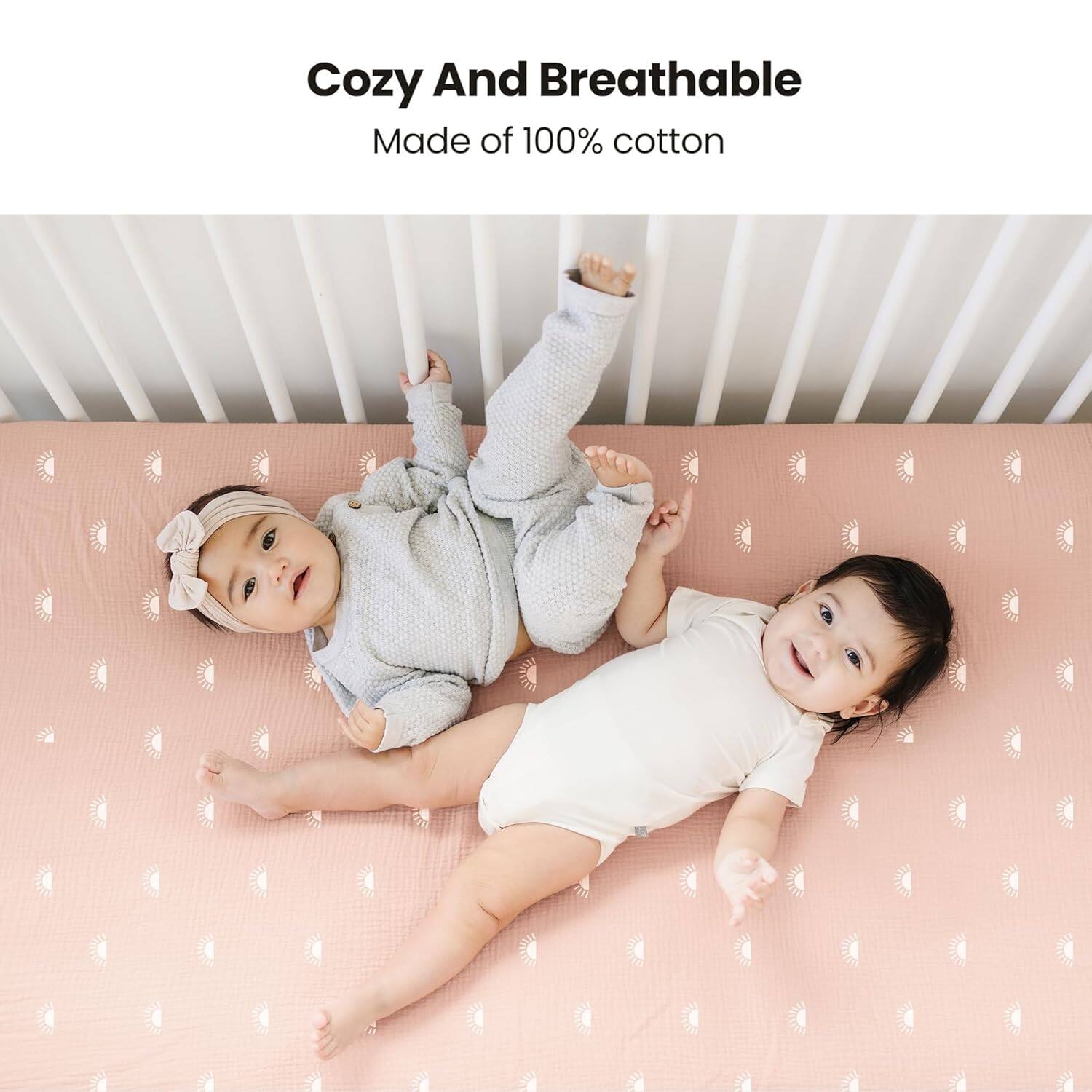 Cozy And Breathable  
Made of 100% cotton