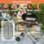 Enjoy Outdoor BBQ! Sausage Bacon Shrimp Squid Chicken Wing 7" 13.5" grill.