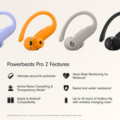 Beats Powerbeats Pro 2 True Wireless Active Noise Canceling Beats Powerbeats Pro 2 True Wireless Active Noise Canceling