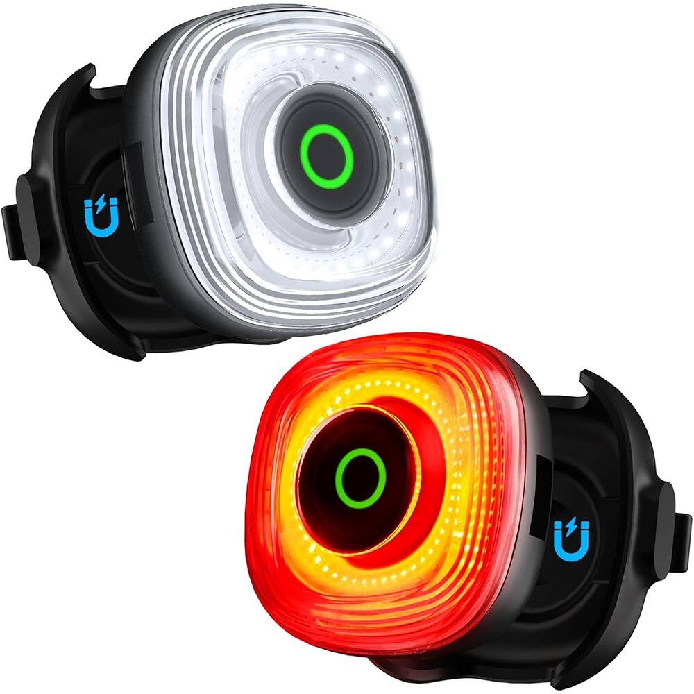 Front. RTMB - 150 MAG Magnetic Rear Bike Light, USB-C Rechargeable, IPX6 Waterproof Safety - red and white.
