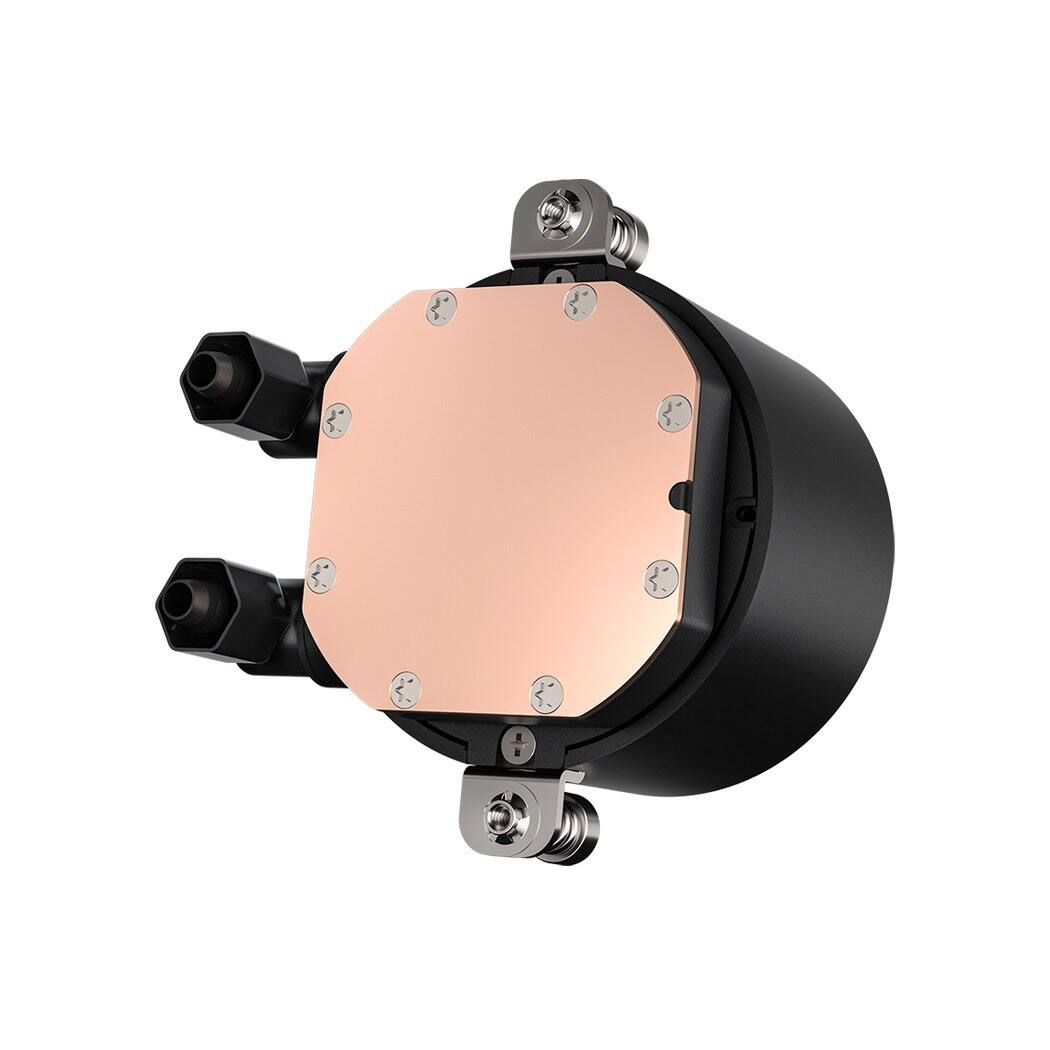 Back. PCCOOLER - DA240 ARGB BK CPU Liquid Cooler with 120mm PWM ARGB FAN - Black.