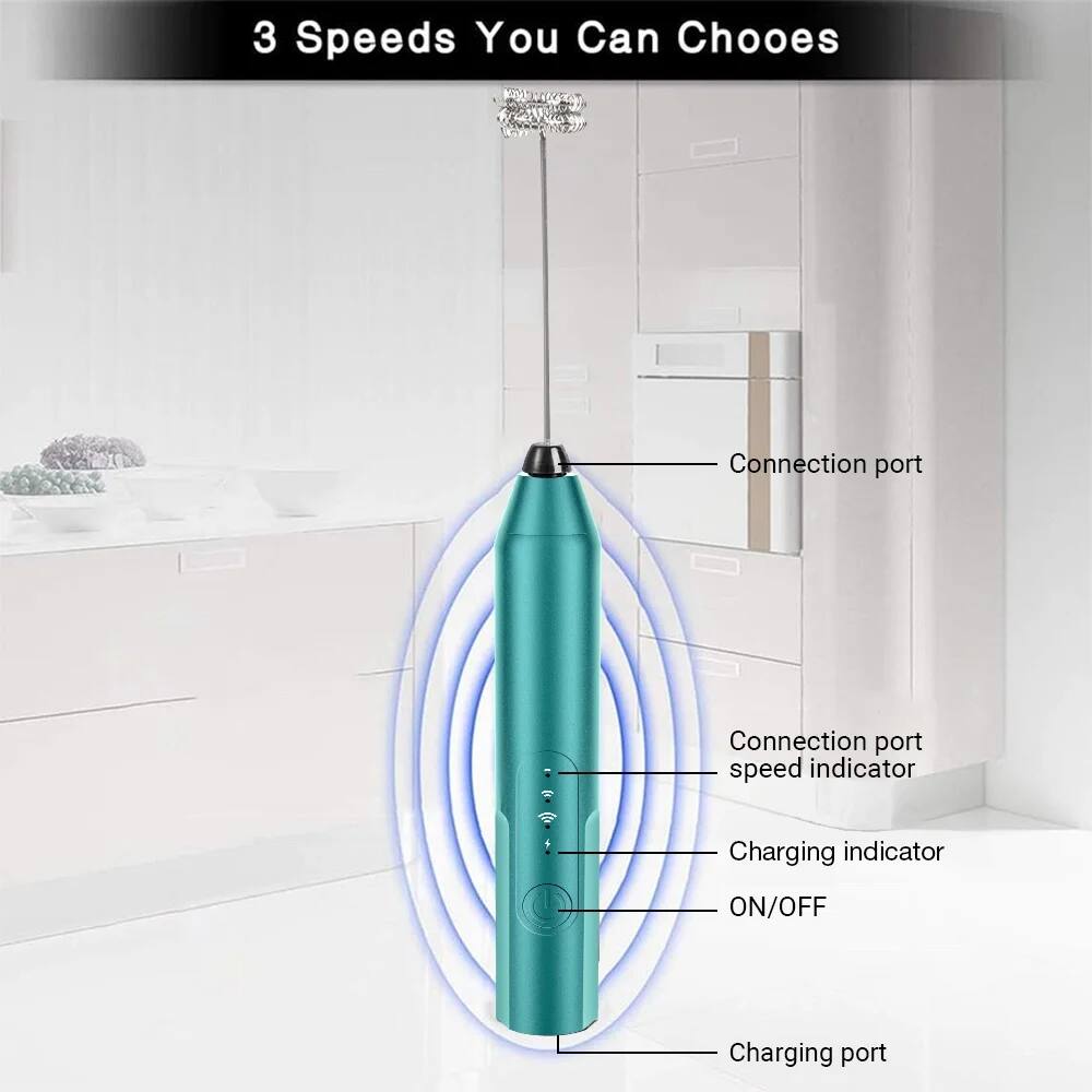 3 Speeds You Can Choose

- Connection port
- Connection port speed indicator
- Charging indicator
- ON/OFF
- Charging port