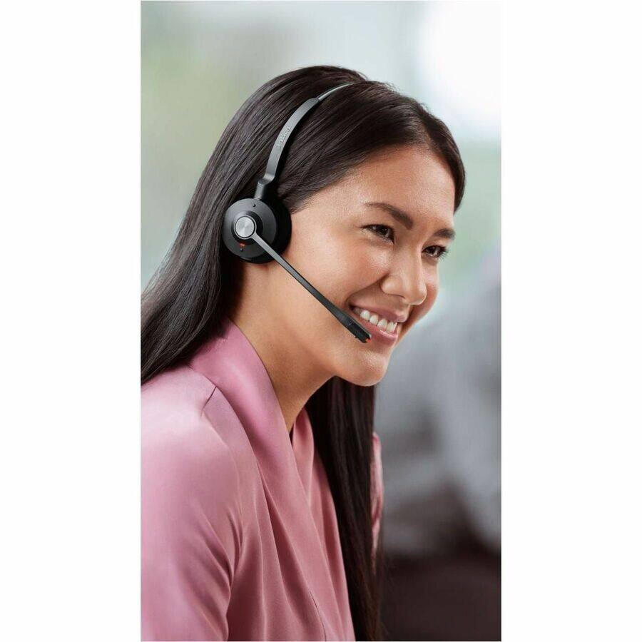 Alt View 3. Jabra - Jabra Engage 55 SE Headset - Microsoft Teams Certification - Mono - On-ear - Monaural - Black - Black.