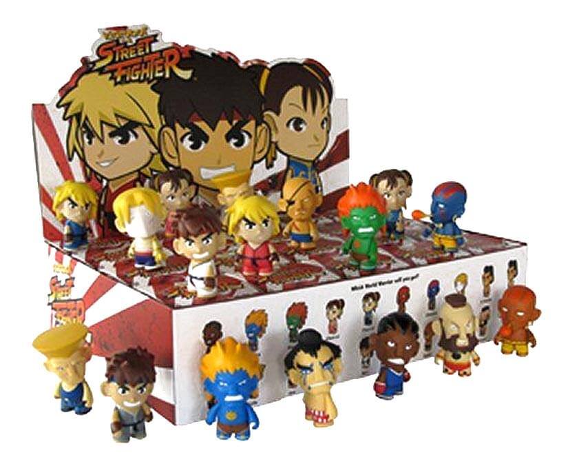 Random Figure Machine Game Kidrobot Street Fighter Collectible Mini Figure Series1 Single Blind ...