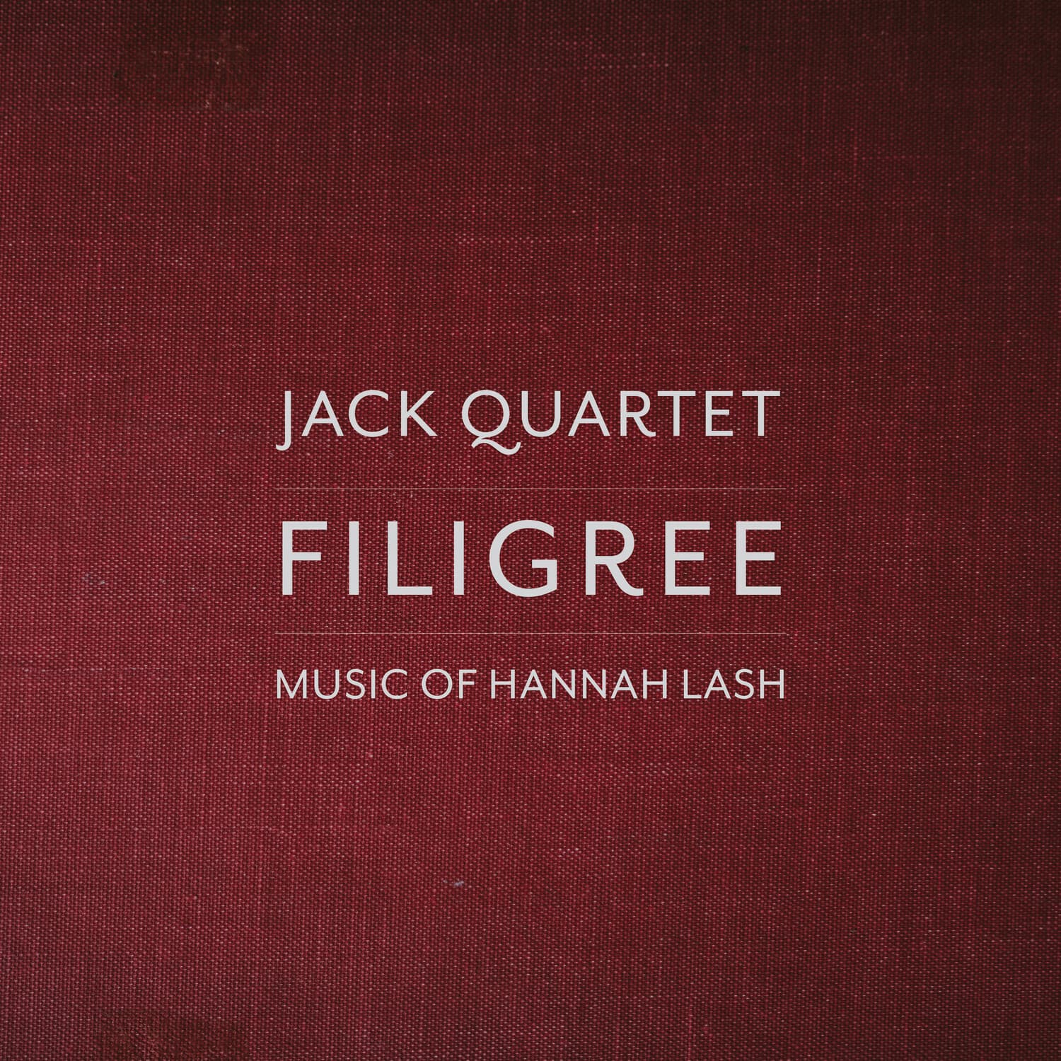 Lash / Jack Quartet - Filigree  - COMPACT DISCS