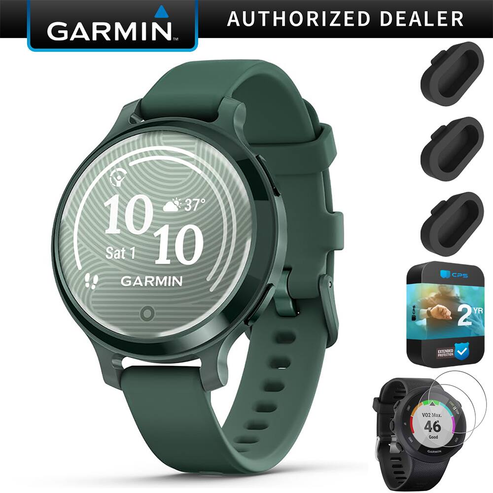 AUTHORIZED DEALER

GARMIN

10:10  
Sat 1  
37°

GARMIN

CPS  
2 YR  
EXTENDED PROTECTION

VO2 Max  
46  
Good