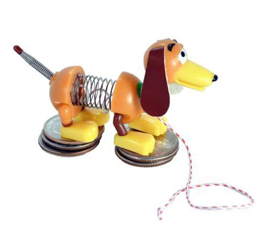 Alt View 1. Disney - Worlds Smallest Slinky Dog Mini Retro Toy - Red.
