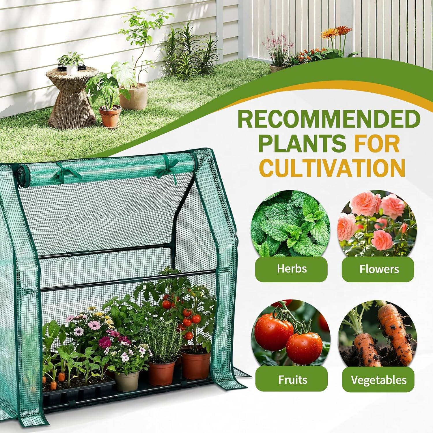 RECOMMENDED PLANTS FOR CULTIVATION

Herbs
Flowers
Fruits
Vegetables