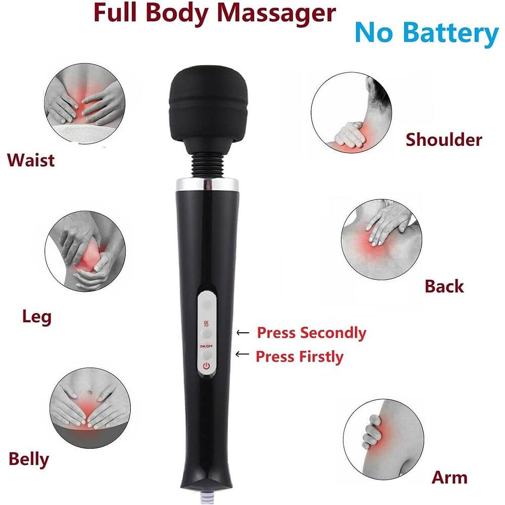 Full Body Massager  
No Battery  

Waist  
Shoulder  
Leg  
Back  
Belly  
Arm  

Press Firstly  
Press Secondly  

ON/OFF