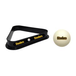 Imperial - Pittsburgh Steelers Cue Ball & Rack Set - White