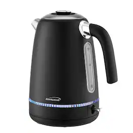 Brentwood - 1.7L 1500W Cordless Electric Stainless Steel Kettle - Black