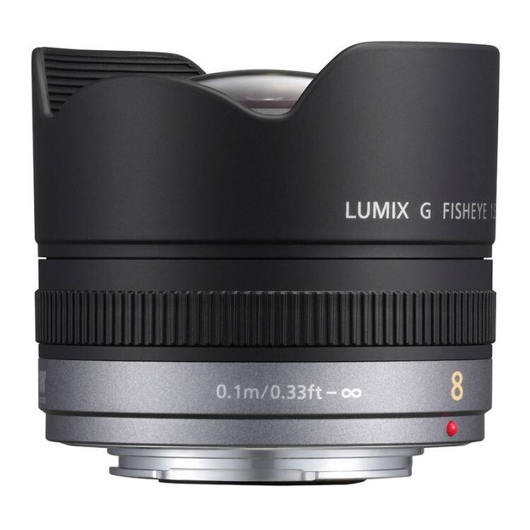 LUMIX G FISHEYE  
0.1m/0.33ft - ∞  
8