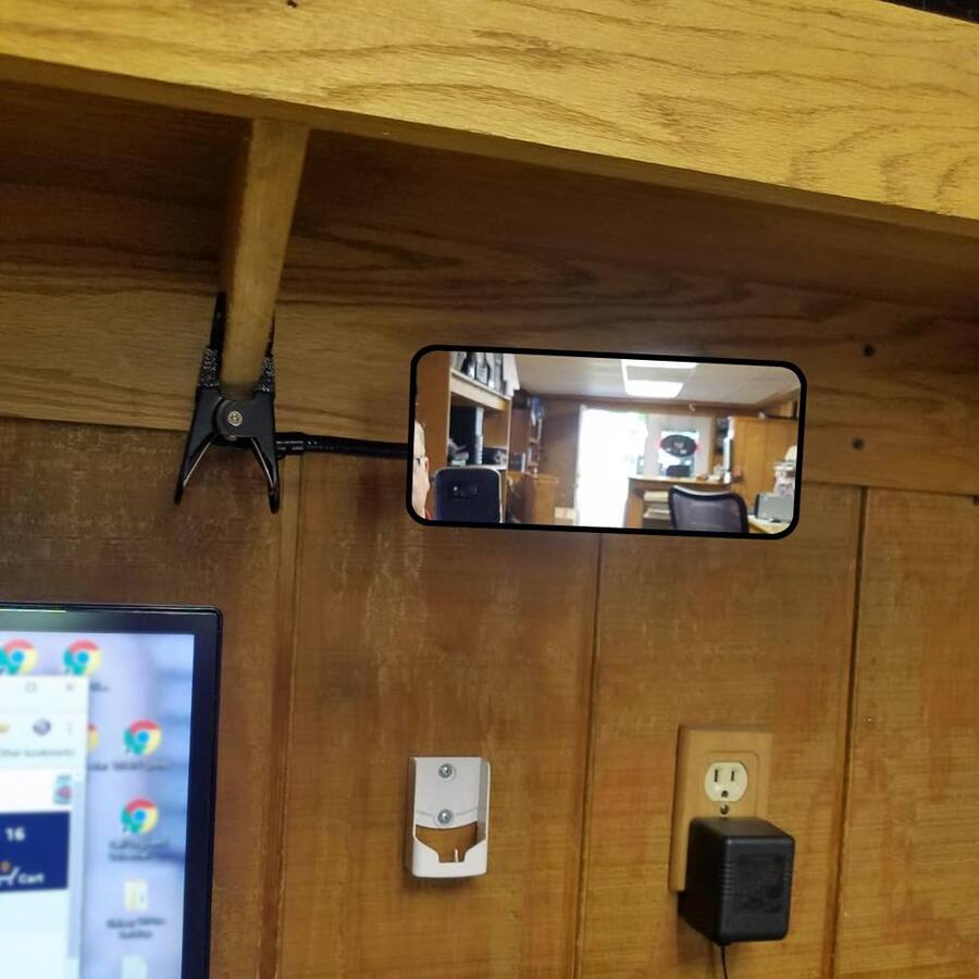 Pacoar Cade Clip On Security Mirror Flexible Convex Cubicle For ...