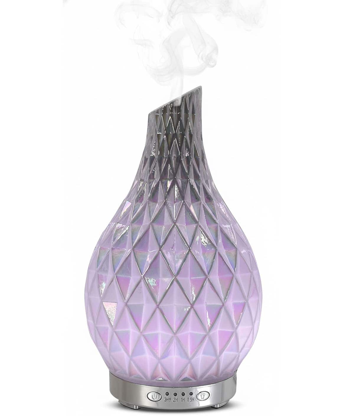 FINEAK - 120ml Diamond Handmade Art Glass Aromatherapy Diffuser