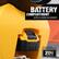 BATTERY COMPARTMENT
BATTERY & CHARGER SOLD SEPARATELY
Works with DeWalt 20V Max Battery platform
20V MAX* LITHIUM ION
