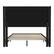 Alt View 7. Emma + Oliver - Upholstered Platform Bed with Wingback Headboard - Charcoal.