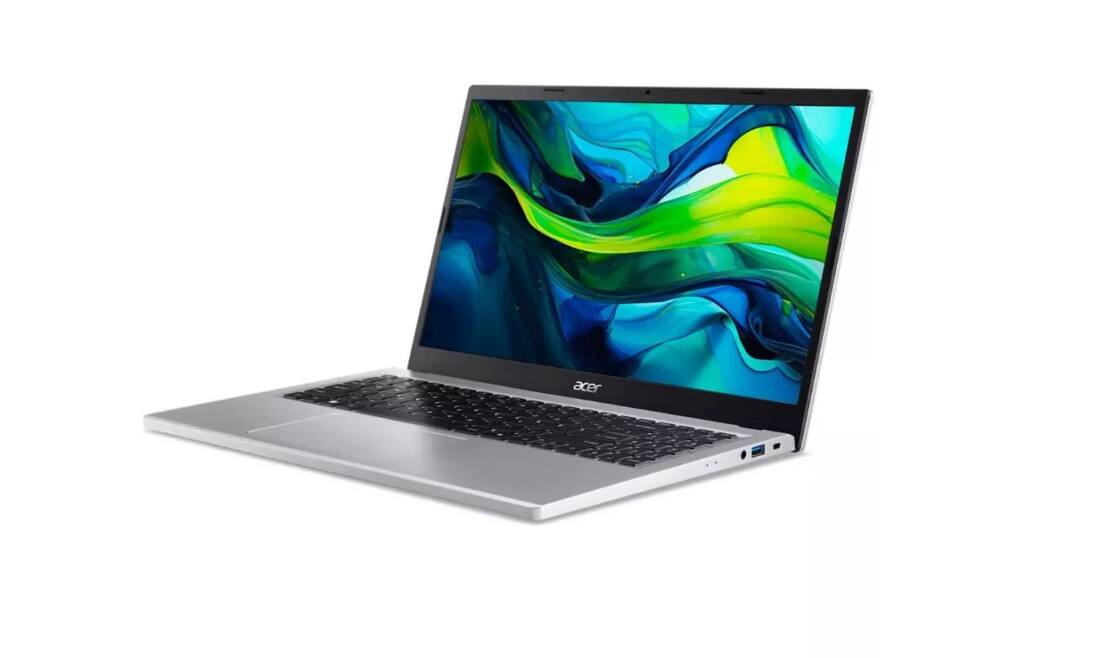 Alt View 2. Acer - Acer Aspire Go 15 Slim Laptop | 15.6" FHD (1920 X 1080) IPS | Intel Core I3-N305| Intel UHD Graphics - silver.