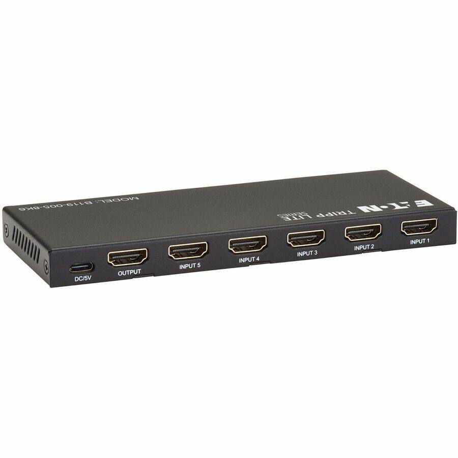 MODEL: B119-005-8K6  
E-TON E SERIES LITE TRIPP  
DC/5V  
OUTPUT  
INPUT 5  
INPUT 4  
INPUT 3  
INPUT 2  
INPUT 1