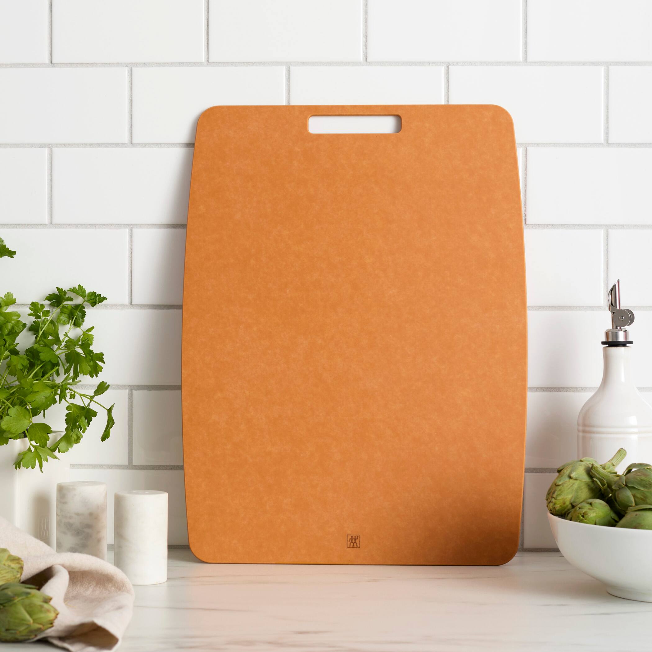 Alt View 4. ZWILLING - ZWILLING Plant Fiber 17.5-in x 13-in Cutting Board - Natural - Natural.